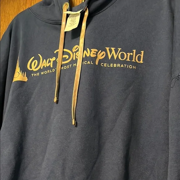 Disney Blue Cropped Sweater with Logo - Picture 4 of 5